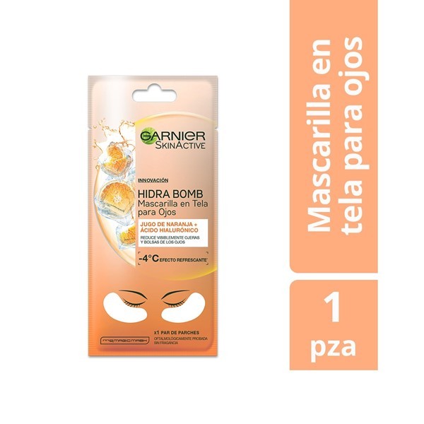 Garnier Mascarilla en Tela Para Ojos Skin Active Naranja (1 Unidad) #1
