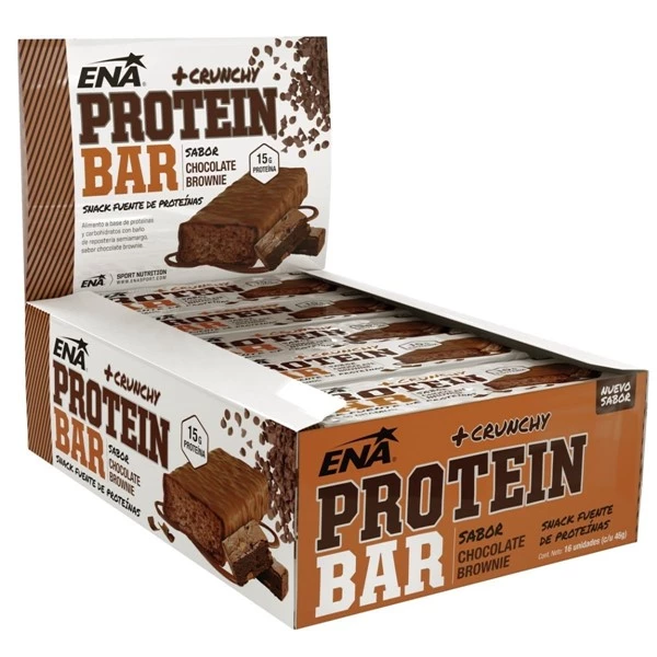 Ena Sport Protein Bar Snack Rico en Proteínas Caja 16 Unids Lemon Pie