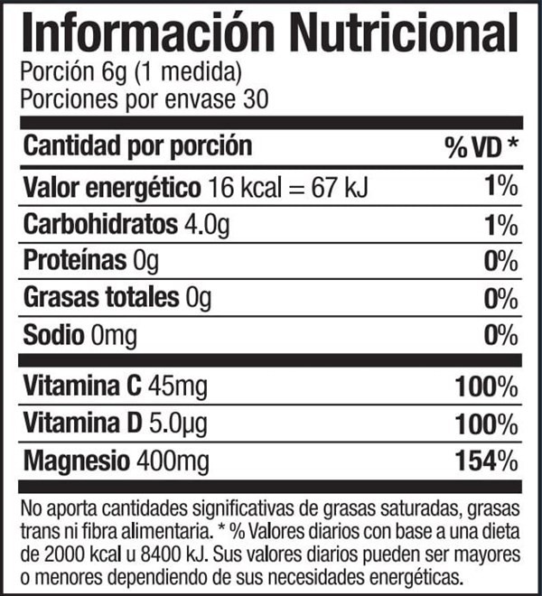 Vitaminway Citrato de Magnesio 400 alt
