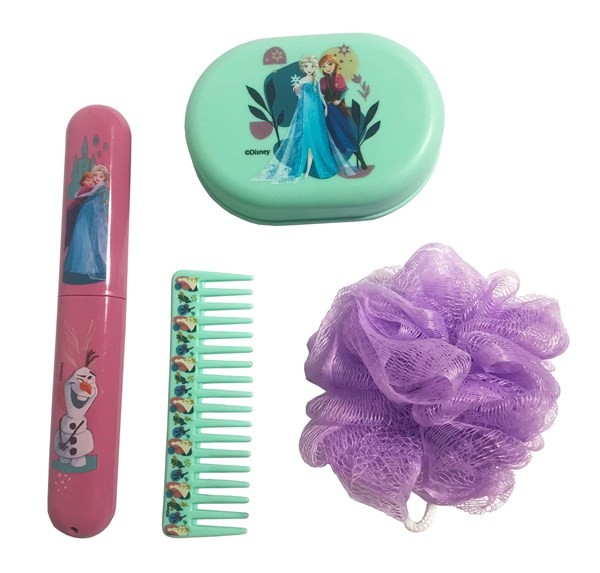 Frozen Set de Baño (Estuche + Esponja + Peine + Jabonera + Lima) alt