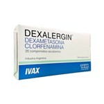 Teva Dexalergin Dexametasona + Clorfeniramina x 20 Comp Recubiertos #1
