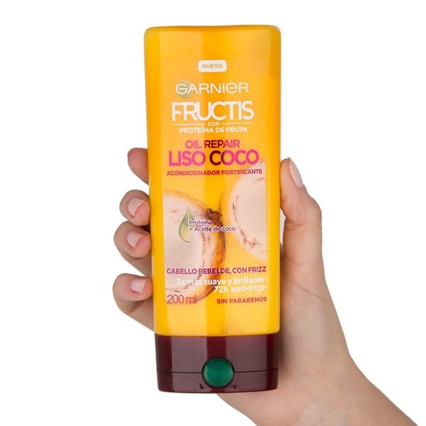 Fructis Acondicionador Liso Coco 200 ml alt