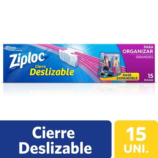 Ziploc Bolsa Para Organizar Grande (15 U) alt