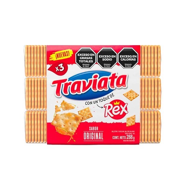Galletitas Traviata Saladas Rex 288 G #1