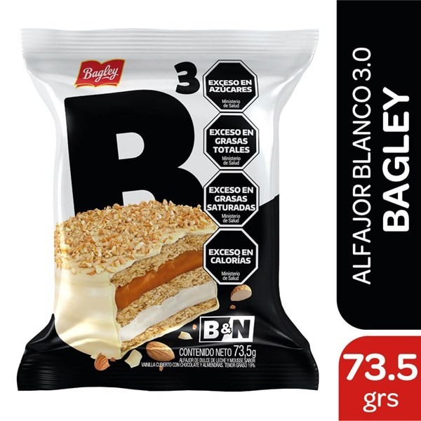 B&N Alfajor B N Blanco 3.0 73 g. #1