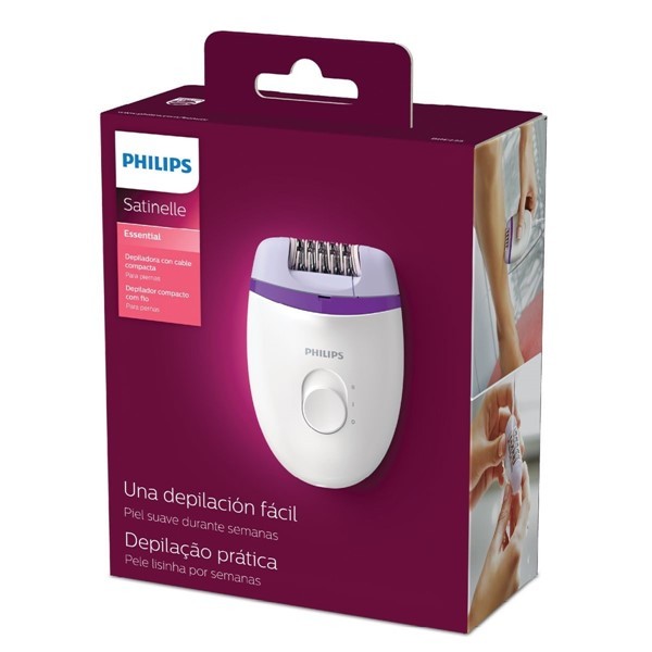 Philips Depiladora Satinelle Essential Bre225/00 alt