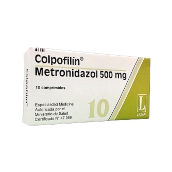 Lazar Colpofilin Metronidazol 500 Mg x 10 Comp #1