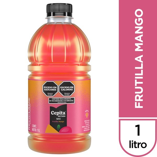 Cepita Del Valle Jugo Natural Frutilla Y Mango Cepita Pt 1 lt. #1