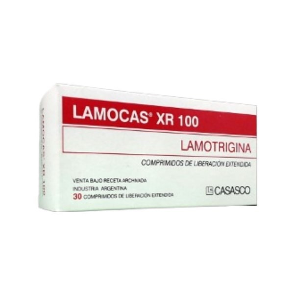Casasco Lamocas Xr 100 Mg Lamotrigina x 30 Comp