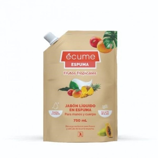 Ecume Jabón Espuma Frutos Tropicales Doypack | 270 ml 