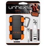 Unhex Estuche Adventure Cortauñas Pequeño + Cortauñas Grande + Mosqueton #6