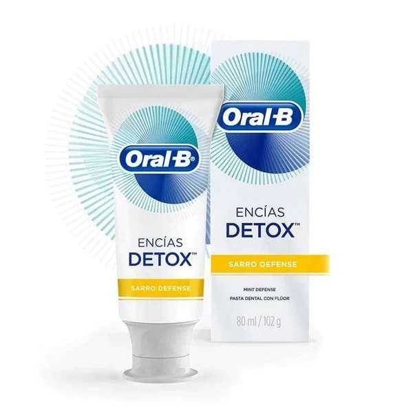 Oral B Crema Dental Detox Sarro Defense 80 gr