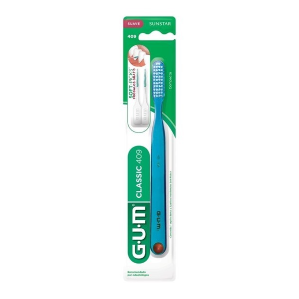 Gum Cepillo Dental Classic Compacto 409 Suave #1
