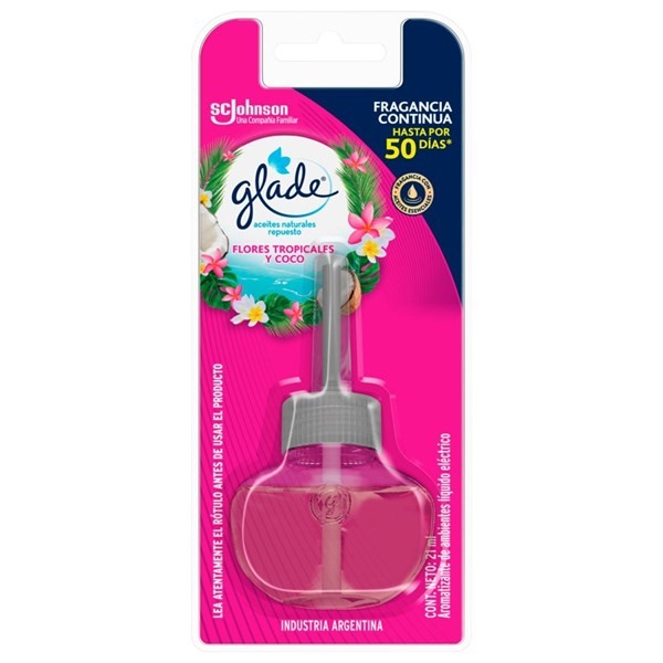 Glade Repuesto Aceites Naturales Tropical 21 ml alt