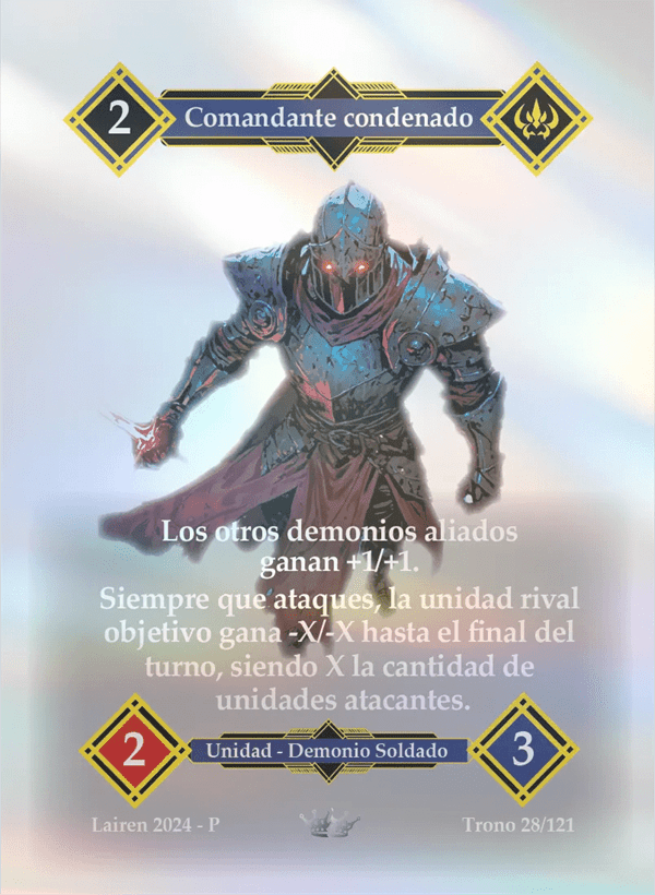 028 Comandante Condenado Metal - Coste 2 #1