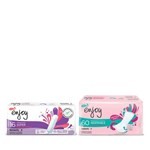 Tampones Biodegradables Enjoy Súper Flujo Intenso x 16 un + Protectores Diarios Enjoy Respirable x 60 un #1