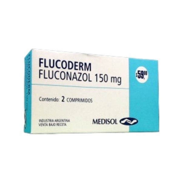 Medisol Flucoderm Fluconazol 150 Mg x 2 Comp Ranurados #1