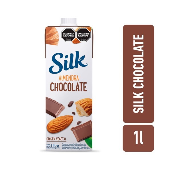 Bebida A Base De Almendras Silk Sabor Chocolate 1 Lt. #1