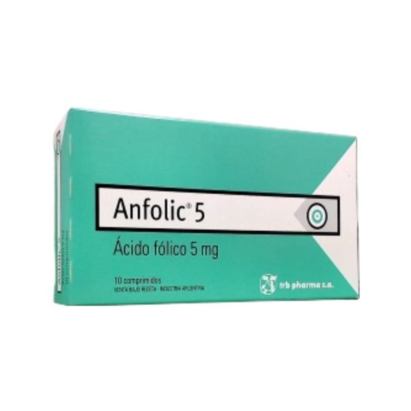 Trb-Pharma Anfolic Ácido Fólico 5 Mg x 10 Comp #1