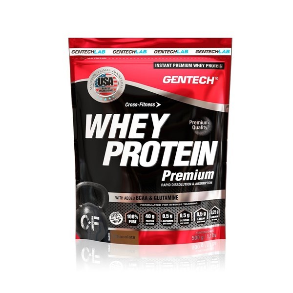Suplemento Dietario Gentech Whey Protein Premium Chocolate x 500 g #1