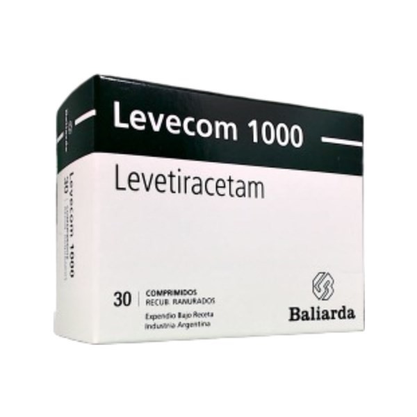 Baliarda Levecom 1000 Mg Levetiracetam x 30 Comp Recubiertos #1
