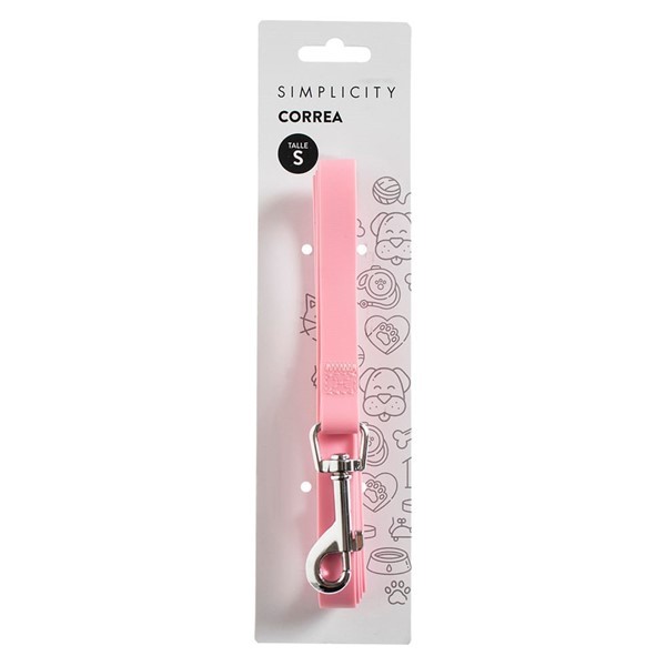 Correa Collar Mascota Simplicity Pet Talle S Rosa #1