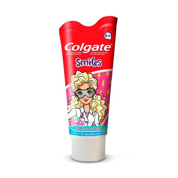 Colgate Crema Dental Smiles Barbie 6+ Años 75 gr alt