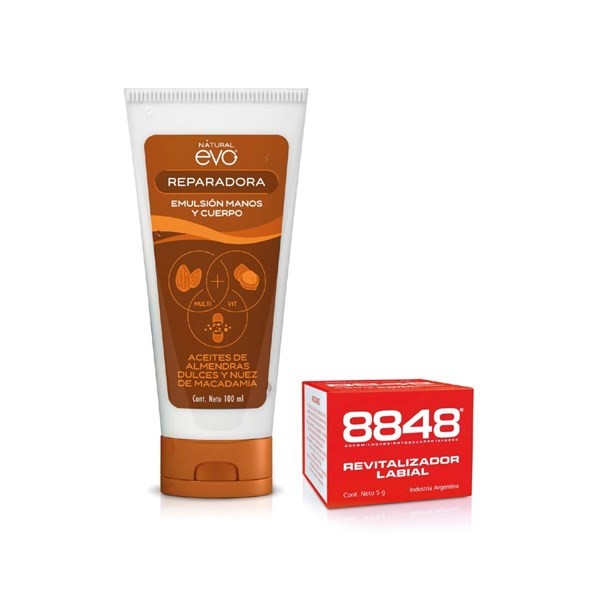 Evo Set Amor (Emulsion Reparadora 100 ml + Revitalizador Labios) alt