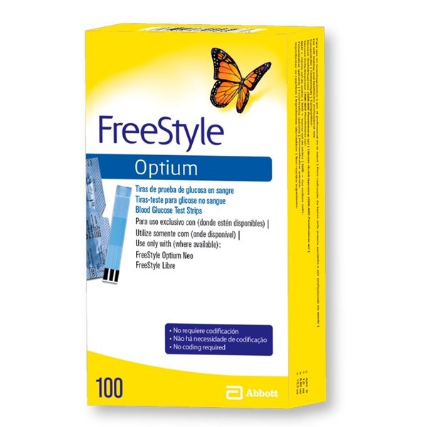 Freestyle Tiras Reactivas Optium (100 Unidades) #1