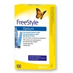 Freestyle Tiras Reactivas Optium (100 Unidades) #1