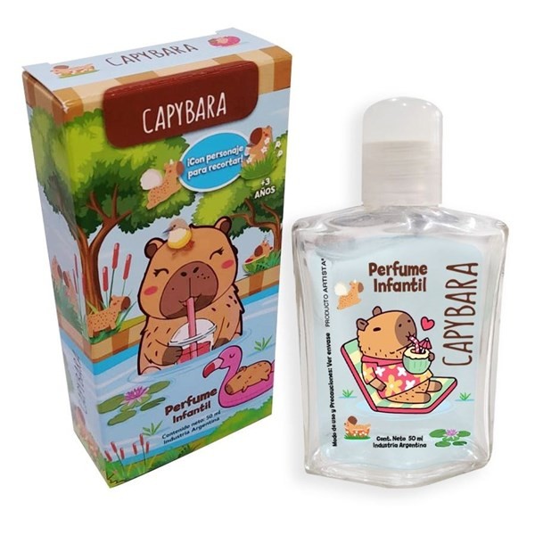 Capybara Perfume 50 ml Con Figura Para Recortar #1