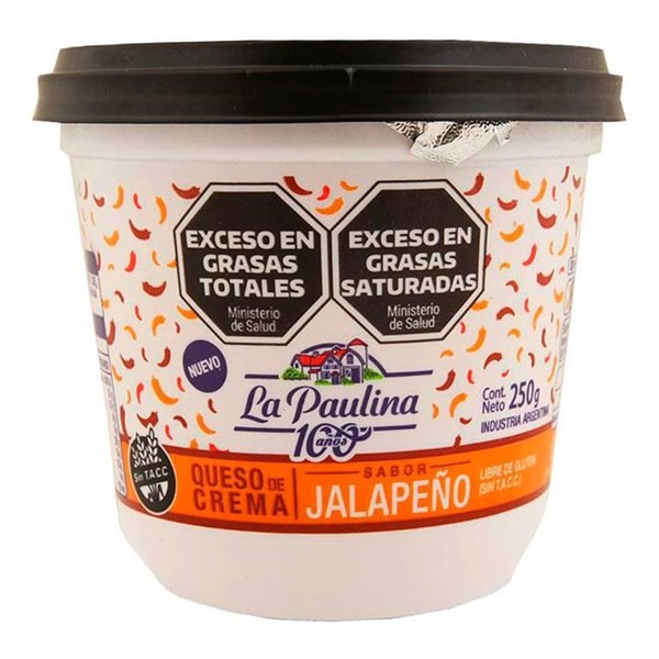 Queso Crema La Paulina Sabor Jalapeño 250 Ml #1