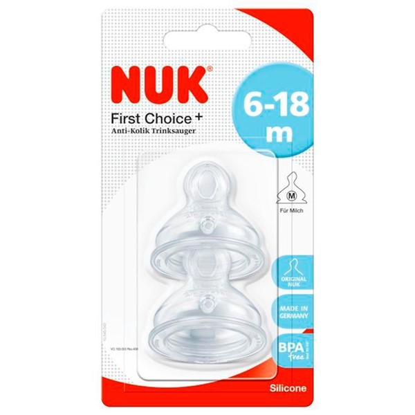 Nuk Tetina First Choice Plus Talle 2 (2 Unidades) alt