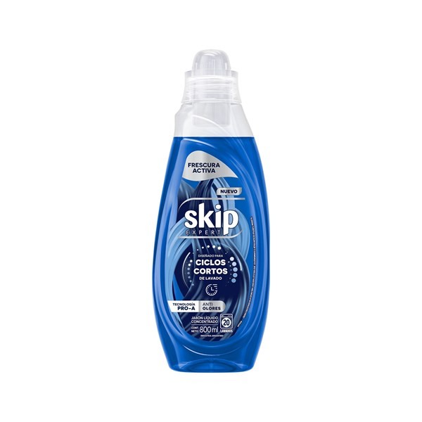 Jabón Líquido Concentrado Skip Frescura Activa en Boella 800 ml #1