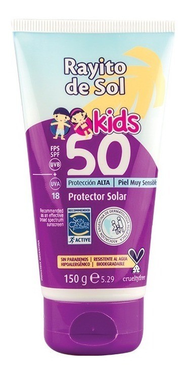 Rayito de Sol Protector Solar Kids Fps 50 150 gr #1