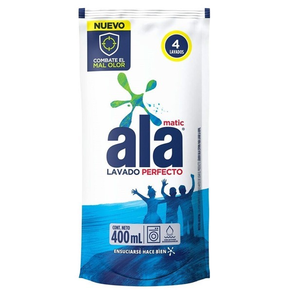 Ala Jabon Liquido Baja Espuma Doypack 400 ml alt