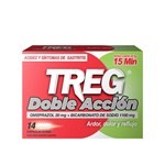 Treg Doble Accion Omeprazol 20 Mg + Bicarbonato de Sodio 1100 Mg x 14 Caps #1