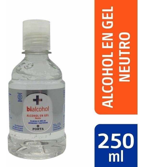 Bialcohol Alcohol En Gel Neutro 250ml