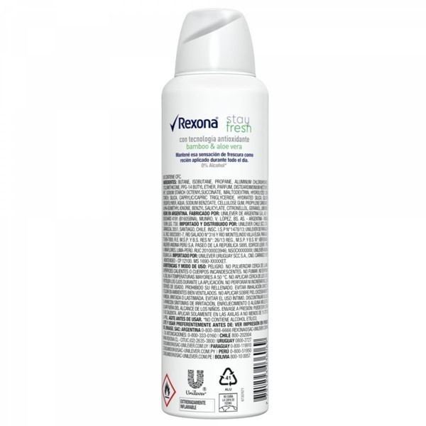 Rexona Antitranspirante Mujer Bamboo Y Aloe Vera 89gr alt