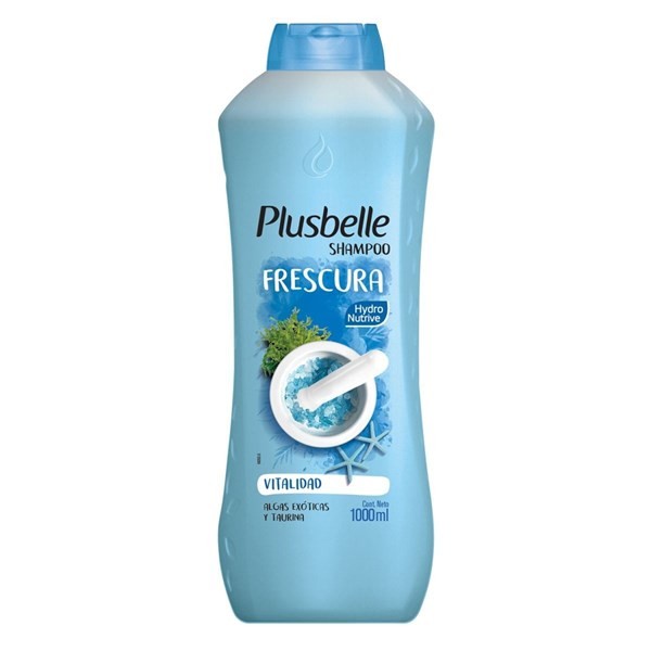 Plusbelle Shampoo Frescura + Vitalidad 1 lt #1