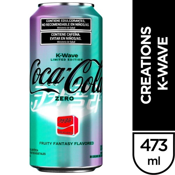 Gaseosa Coca Cola Zero Creations  K-Wave 473 ml #1
