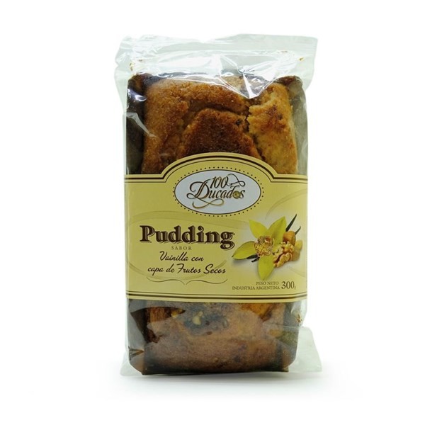 Pudding 100 Ducados Sabor Vainilla Con Frutos Secos x 330 g
