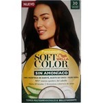 Wella Soft Color Tintura Kit Completo Sin Amoniaco 30 Castaño Oscuro #1