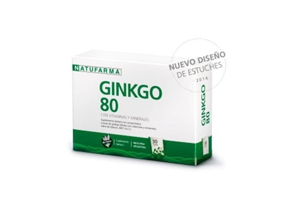 Natufarma Suplemento Dietario Ginkgo 80 miligramos (30 Comprimidos) alt