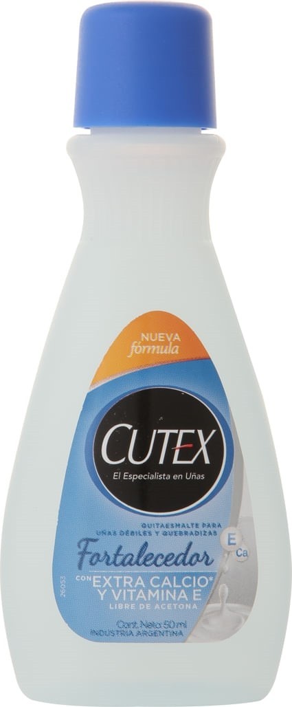 Cutex Quitaesmalte Con Vitamina E + Calcio (Fortalecedor) 50 ml #1