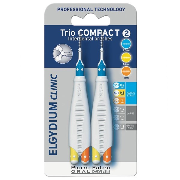 Elgydium Cepillo clinic trio compact narrow mixed alt