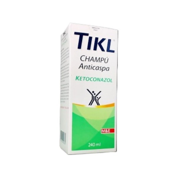 M&E Champu Anticaspa Tikl Ketoconazol Shampoo x 240 ml #1