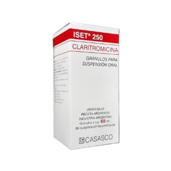 Casasco Iset 250 Claritomicina 250 Mg / 5 ml Jarabe x 60 ml #1