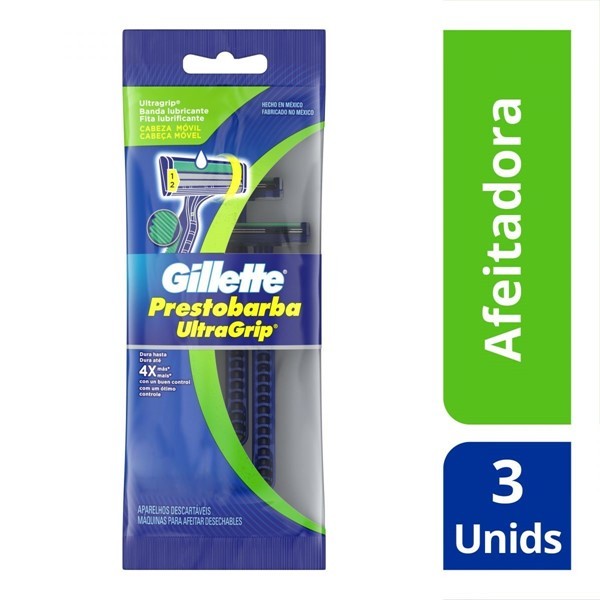 Gillette Prestobarba Ultragrip Mujer (3 Unidades) #1
