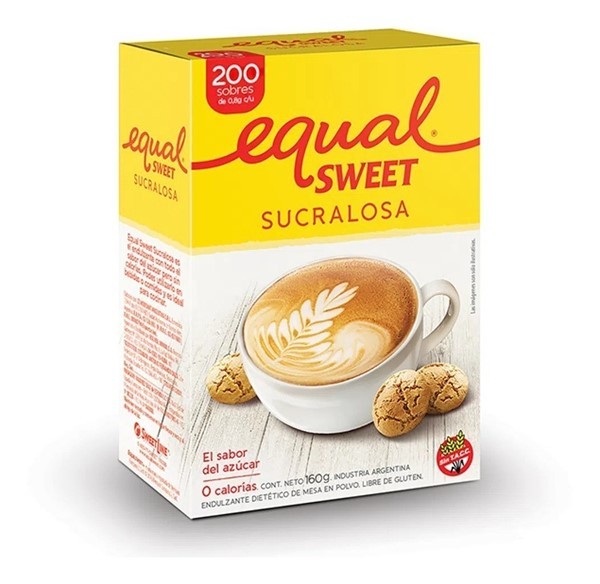 Equal Sweet Edulcorante Sucralosa Caja de 200 Sobres #1